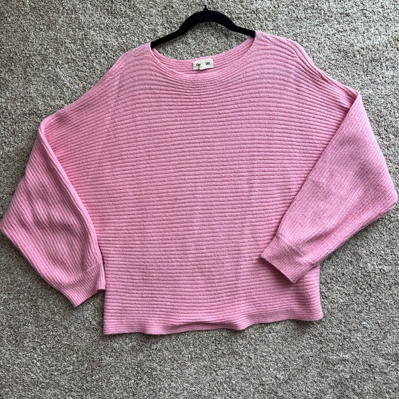 Nordstrom open edit size medium pink knit sweater - Picture 1 of 1